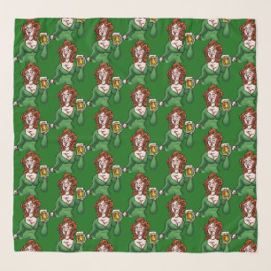 St Patrick's Day Chiffon Scarf, 50" x 50" Scarf