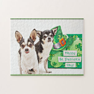 St. Patrick's Day Chihuahua's Jigsaw Puzzle