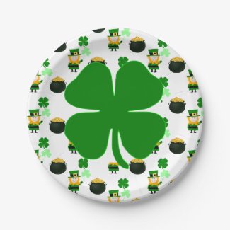 St. Patrick's Day Classic Pattern Holiday Party 