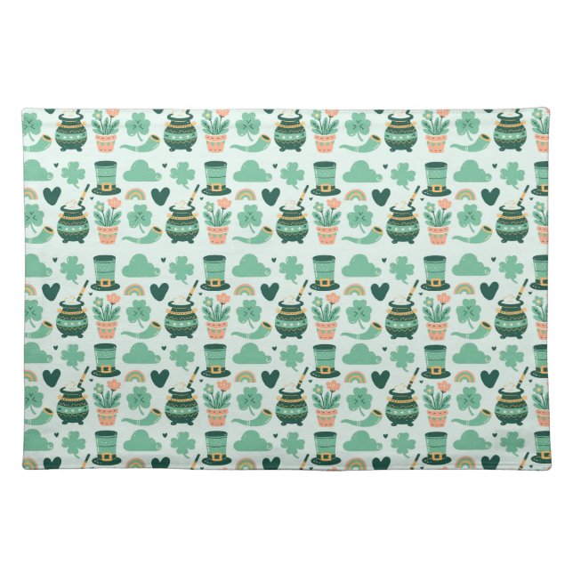 st patrick's day cloth placemat (Front)