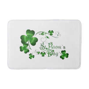 CADecor Dark Green St. Patrick's Day Bath Rug Bathroom Mat Doormat 30 x 18  inches 