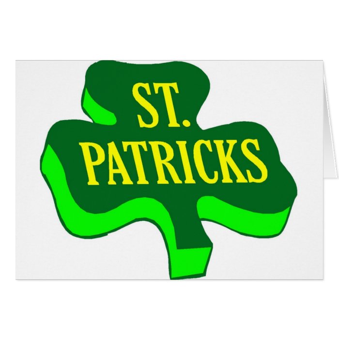 St Patricks Day (Clover) Cards