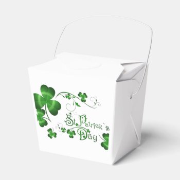 St. Patricks Day Clover Favor Boxes by KraftyKays at Zazzle
