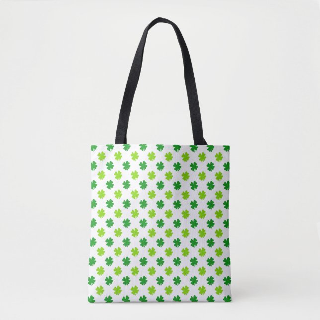 St. Patrick's Day Clover Leaf Pattern-54601 Tote Bag (Front)