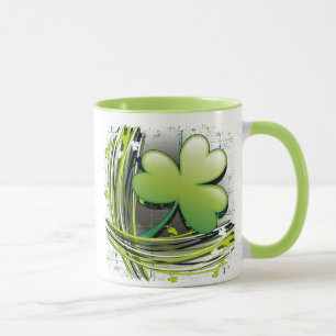 St Patrick's Day Clover Mug