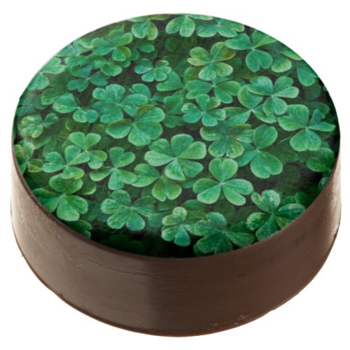 St Patricks Day Clover patch Chocolate Covered Oreo