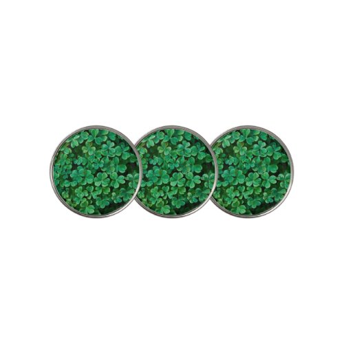 St Patricks Day Clover patch Golf Ball Marker