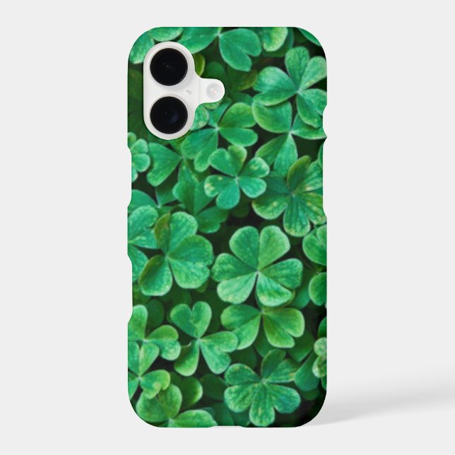 St. Patrick's Day Clover patch Iphone Case (Back)