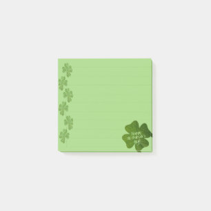 St. Patricks Day Clover Post-it Notes