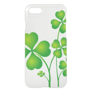 St. Patrick's Day Clover / Shamrocks + your ideas iPhone SE/8/7 Case