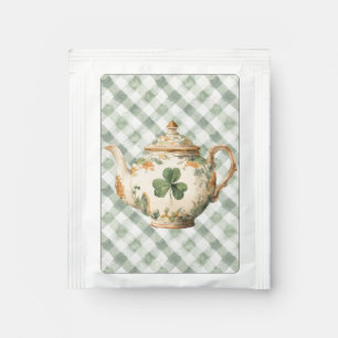  St Patrick's Day Clover Tea Pot Bag Drink Mix