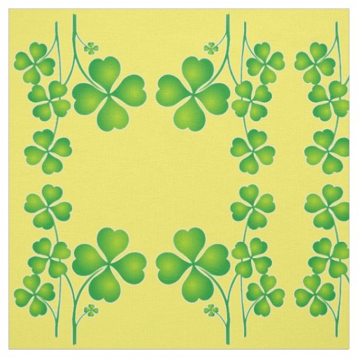 St. Patrick's Day Clover + your ideas Fabric
