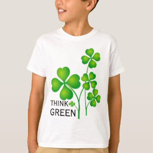 St. Patrick's Day Clover + your ideas T-Shirt