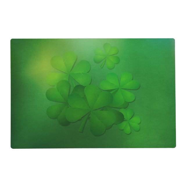 St. Patrick's Day - Clovers Placemat (Front)