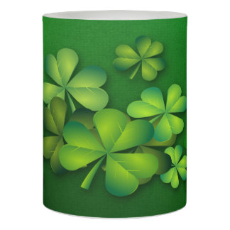 St Patrick's Day - Clovers/Shamrocks Flameless Candle