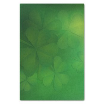 St Patrick's Day - Clovers/shamrocks Tissue Paper by steelmoment at Zazzle