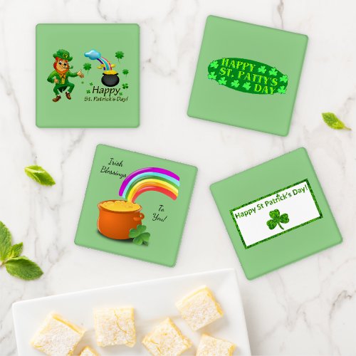 St Patricks Day Coaster Set