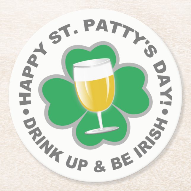 St. Patrick's Day coasters (Front)