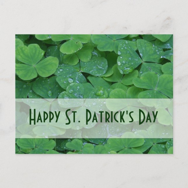 St. Patricks Day Collection Holiday Postcard (Front)
