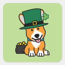St. Patrick's Day Corgi Leprechaun Dog Puppy Doggy