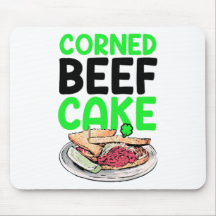St. Patricks Day Corned Beef Cabbyge Lover Paddy D Mouse Pad