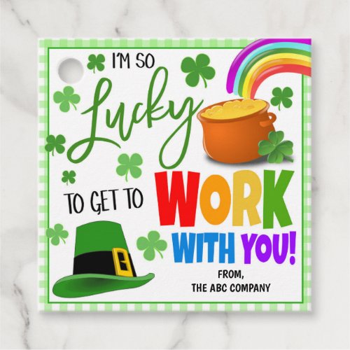 St Patricks Day Coworker Gift Tags