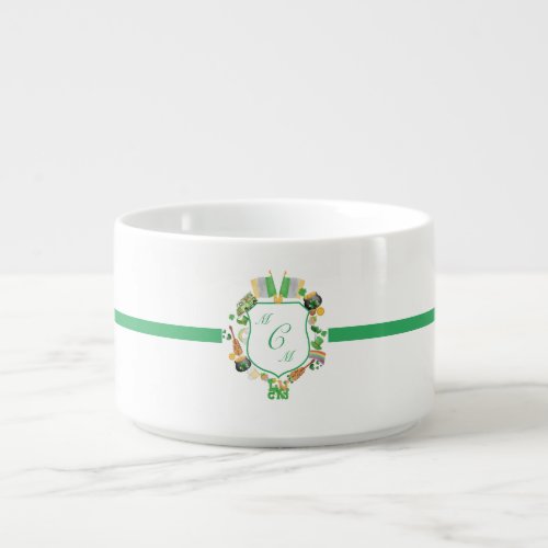 StPatricks Day Crest Chili Bowl