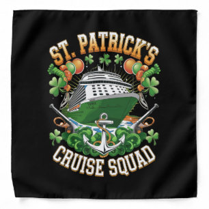 St Patrick's Day Cruise Squad 2025 Family Matching Bandana