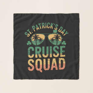 St Patrick's Day Cruise Squad Funny Family Matchin Scarf