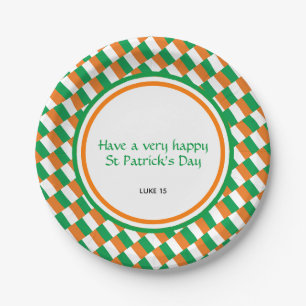 ST PATRICK'S DAY Custom Celebration Paper Plates