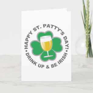 St. Patrick's Day custom greeting card