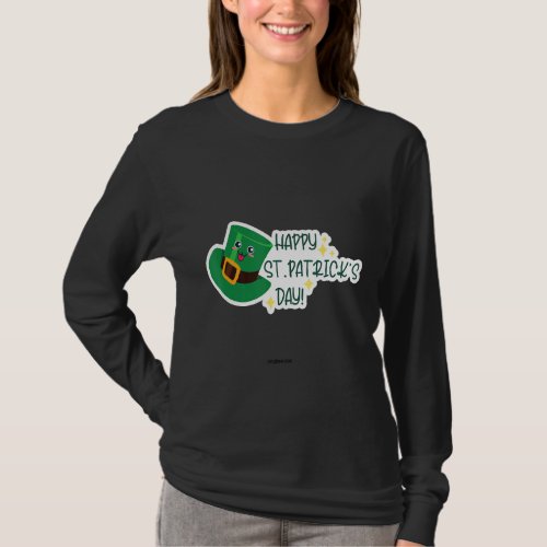 St Patricks Day Cute Top Hat Text Box