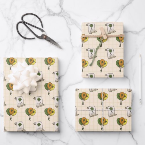 St Patricks Day Cute Wrapping Paper