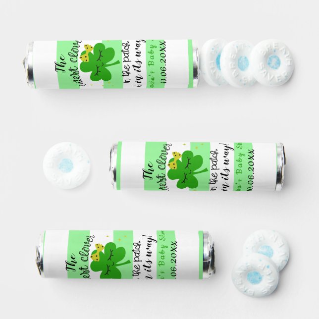 St Patrick's Day Cutest Clover Baby Shower Breath Savers® Mints (Assorted)