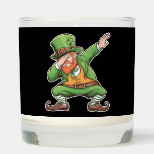 St Patricks Day Dab Dabbing Leprechaun In Green Scented Candle
