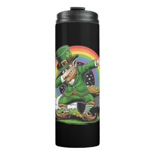 St Patricks Day Dabbing Leprechaun Dab Dance  Thermal Tumbler