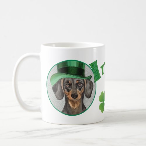 St Patricks Day Dachshund Coffee Mug