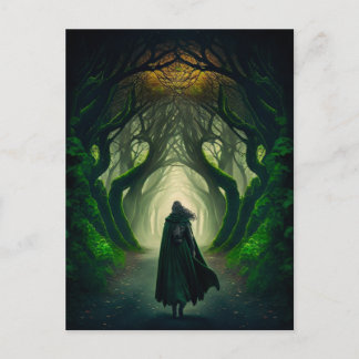 St. Patrick's Day Dark Fantasy Holiday Postcard
