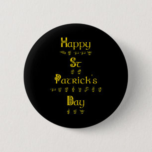 St Patricks Day Deaf Pride Sign Language Asl Aware Button