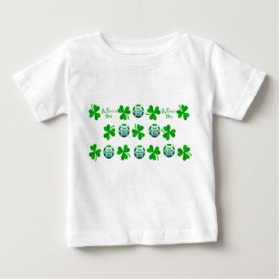 St. Patrick's Day design Baby-Jersey-T-Shirt-White Baby T-Shirt