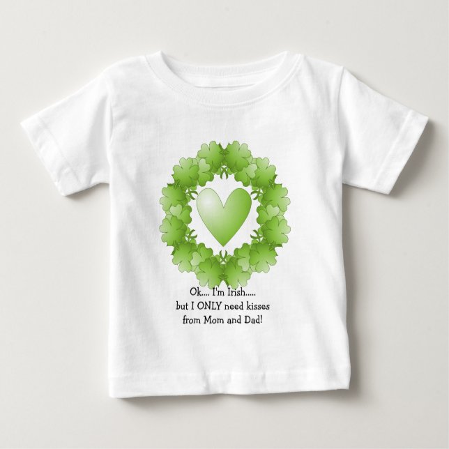 St. Patrick's Day Design Baby T-Shirt (Front)