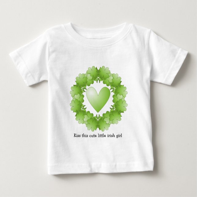St. Patrick's Day Design Baby T-Shirt (Front)