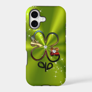 ST PATRICK'S DAY Diamond Shamrock Monogram iPhone 17 Case