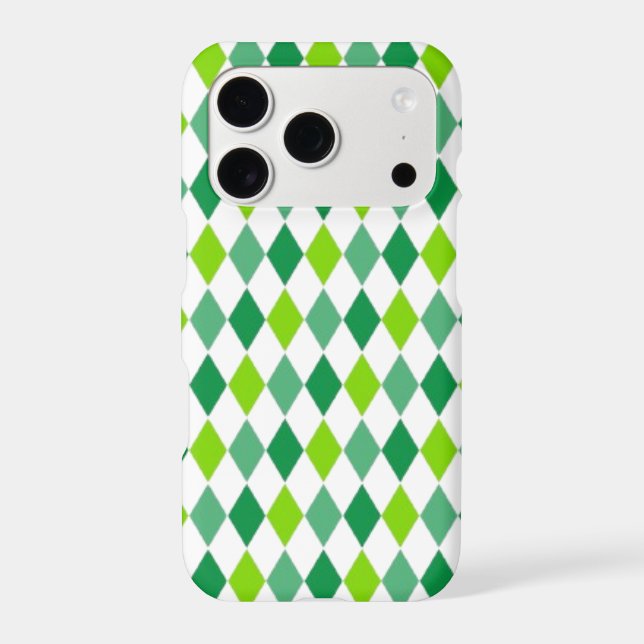 St. Patrick's Day Diamond Shape Pattern-54603 Iphone Case (Back)