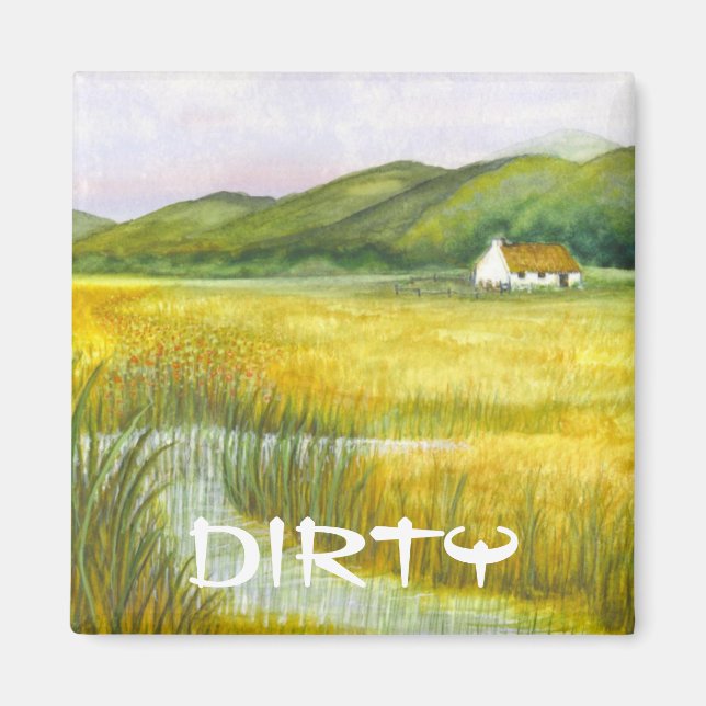 St Patrick's Day Dish Washer Magnet BY Bonhovey (Front)