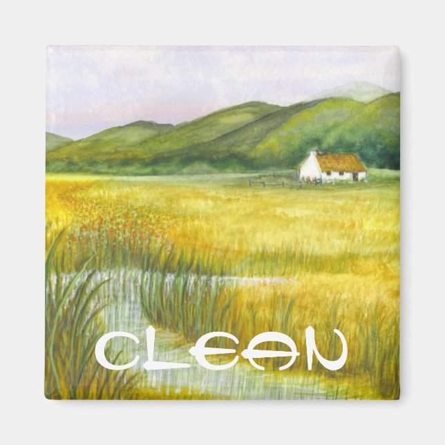 St Patrick's Day Dish Washer Magnet BY Bonhovey (Front)