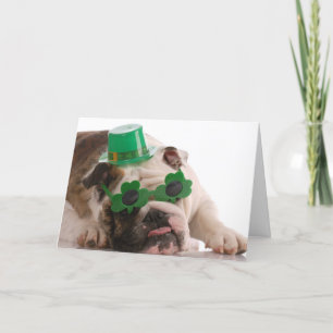 St. Patrick's Day Dog Card