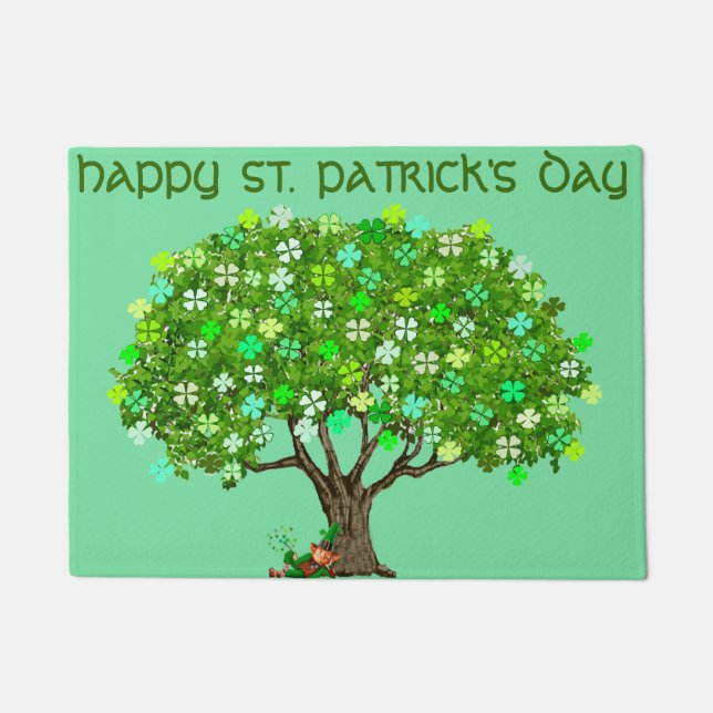 St. Patrick's Day Doormat (Front)