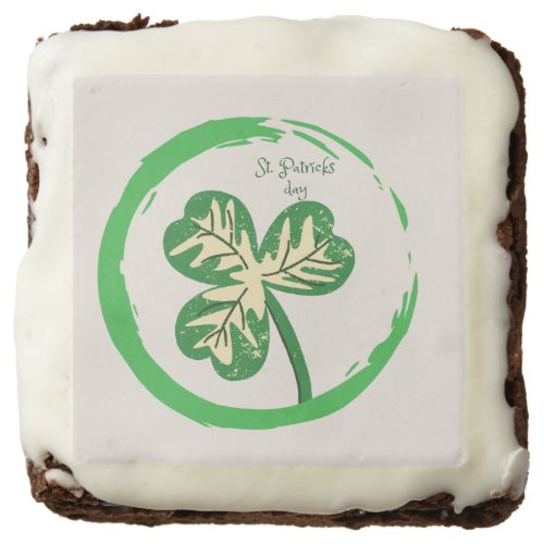 St Patricks day Dozen Brownies