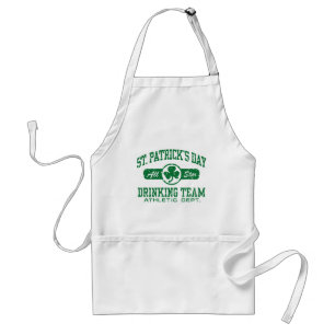 St. Patrick's Day Drinking Team Adult Apron